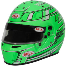 Load image into Gallery viewer, Bell KC7-CMR Champion Green Karting Helmet - Green Graphic