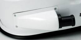 Bell BR1 Side Forced Air Kit - Quick Lock Nozzle - White